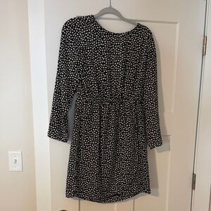 J. Crew Black and White Heart Dress
